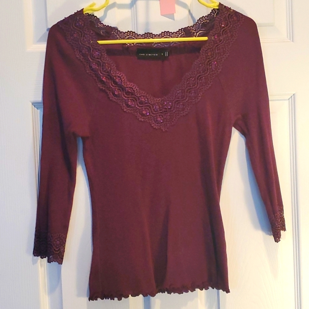 The Limited sequined top, Small